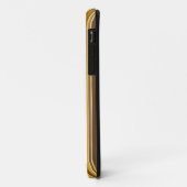 Gelbe, Ocker, braune Streifen Case-Mate iPhone Hülle (Hinten/Links)