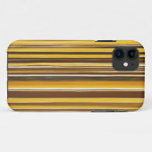 Gelbe, Ocker, braune Streifen Case-Mate iPhone Hülle (Rückseite (Horizontal))
