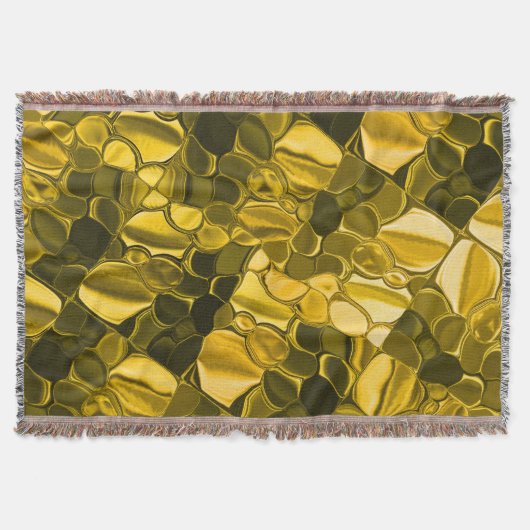 Gelbe oder goldene Farbstücke sehen aus wie golden Decke (Vorderseite)