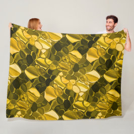 Gelbe oder goldene Farbstücke sehen aus wie golden Fleecedecke
