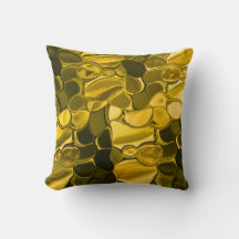 Gelbe oder goldene Farbstücke sehen aus wie golden