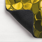 Gelbe oder goldene Farbstücke sehen aus wie golden Mousepad (Ecke)