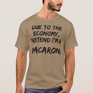 Gelbe Ökonomie behauptet, im Makaroni sei es ein e T-Shirt