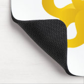 Gelbe Oktopie Mousepad (Ecke)