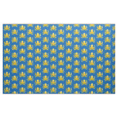 Gelbe Oktopie Stoff (Yard (91,4 cm))