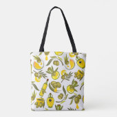 Gelbe Olivenöl Tasche (Rückseite)