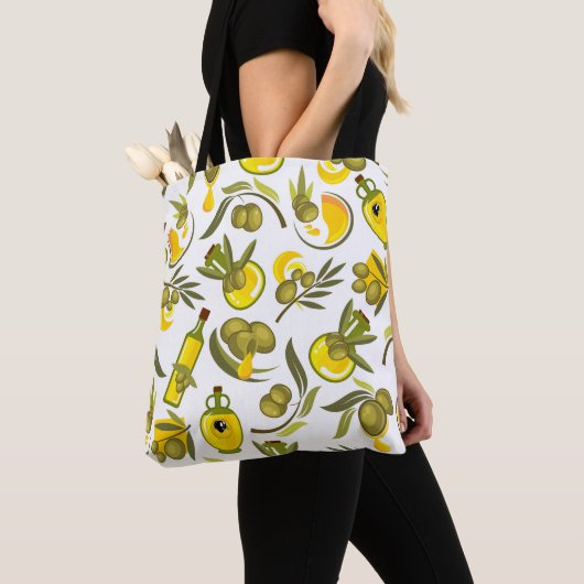 Gelbe Olivenöl Tasche (Von Nahem)