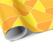 Gelbe optische Täuschung Geschenkpapier (Rolleneckpunkt)