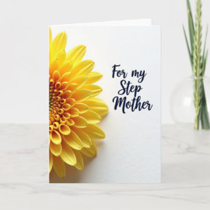 Gelbe Orange Blume Tag Karte