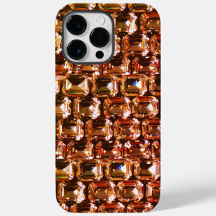 Gelbe orange Diamanten, gelbe orange Edelsteine Case-Mate iPhone 14 Pro Max Hülle