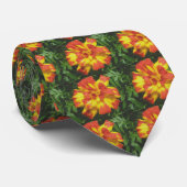 Gelbe Orange-Marigold-Krawatte Krawatte (Gerollt)