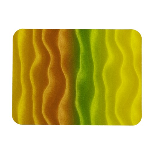 Gelbe Orange- und Grünsand-Dünen Magnet (Horizontal)
