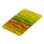 Gelbe Orange- und Grünsand-Dünen Magnet (Linke Seite)