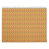 Gelbe, orangefarbene und braune Packpapiere Kalender (Titelbild)