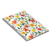 Gelbe Orangenblumen  Notizblock (Rechte Seite)