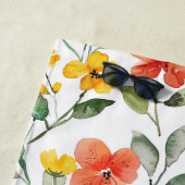 Gelbe Orangenblumen Strandtuch (Beispiel)