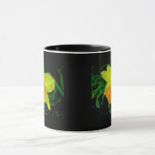 Gelbe Orangenblüte Tasse (Zentrum)