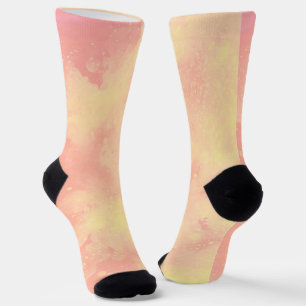 Gelbe Orangenwolken Socken