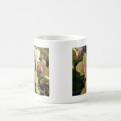 Gelbe orchide Blume Kaffeetasse (Mittel)