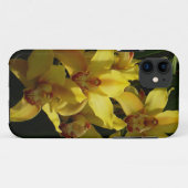 Gelbe Orchideen Case-Mate iPhone Hülle (Rückseite (Horizontal))