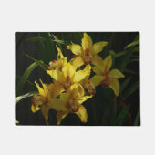 Gelbe Orchideen Fußmatte (Vorderseite)