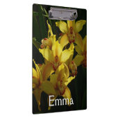 Gelbe Orchideen Klemmbrett (Rechts)