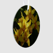 Gelbe Orchideen Ornament (Vorderseite)