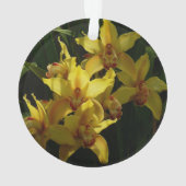 Gelbe Orchideen Ornament (Rückseite)