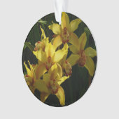Gelbe Orchideen Ornament (Vorderseite)