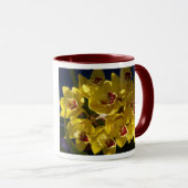 Gelbe Orchideen Tasse (VorderseiteRechts)