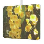 Gelbe Orchideen - tropische Blume Autolufterfrischer (Links)