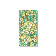 Gelbe Orchideen Tropische Blume Blumenbemalung