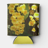 Gelbe Orchideen - tropische Blume Dosenkühler (Vorderseite)