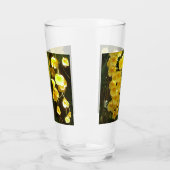 Gelbe Orchideen - tropische Blume Glas (Links)