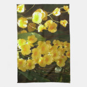 Gelbe Orchideen - tropische Blume Handtuch (Vertikal)