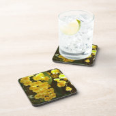 Gelbe Orchideen - tropische Blume Untersetzer (Rechte Seite)