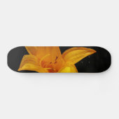 Gelbe Orchideenplatte Skateboard (Horizontal)