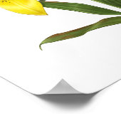 Gelbe Orientalische Liege Originelle Kunst Poster (Ecke)