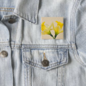 Gelbe Osterglocken Button (Beispiel)