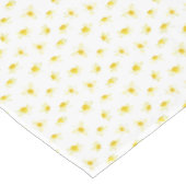 Gelbe Osterglocken Frühlingsmodern. Tischdecke (Schrägansicht)