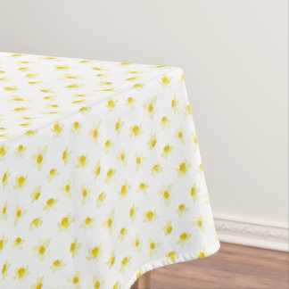 Gelbe Osterglocken Frühlingsmodern. Tischdecke