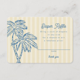 Gelbe Palmspinge Pastelltücher Einlage Begleitkarte