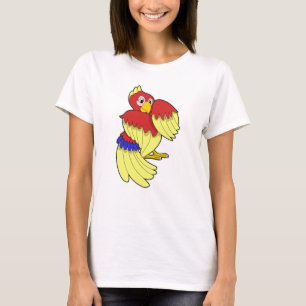 Gelbe Papagei T-Shirt