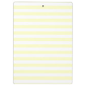 Gelbe Papageientuppe Floral Monogramm Klemmbrett (Rückseite)