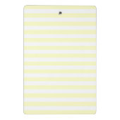 Gelbe Papageientuppe Floral Monogramm Mini Klemmbrett (Rückseite)