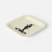 Gelbe Papierplatte des Hamlet Pappteller (Gewinkelt)