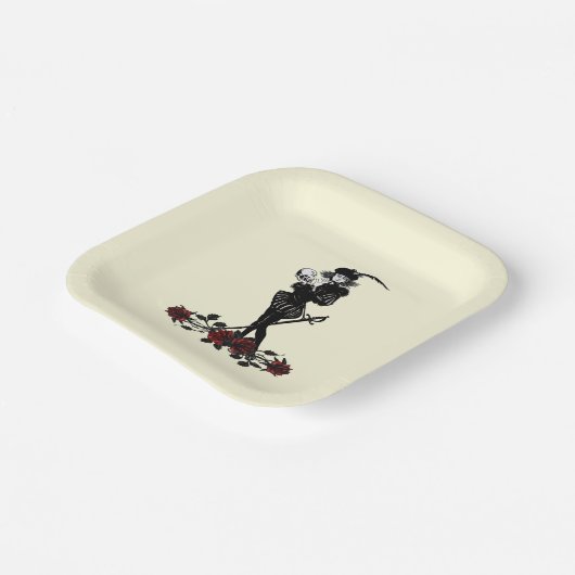 Gelbe Papierplatte des Hamlet Pappteller (Gewinkelt)