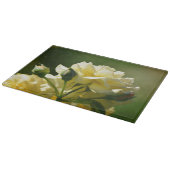 Gelbe PastellRose Bush Schneidebrett (Ecke)