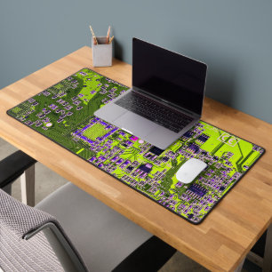 Gelbe PCB-Schaltungsplatine Design für IT-Profis Schreibtischunterlage