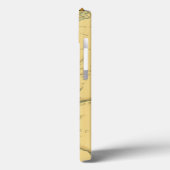 Gelbe Perle auf Karte Case-Mate iPhone Hülle (Rückseite / Links)